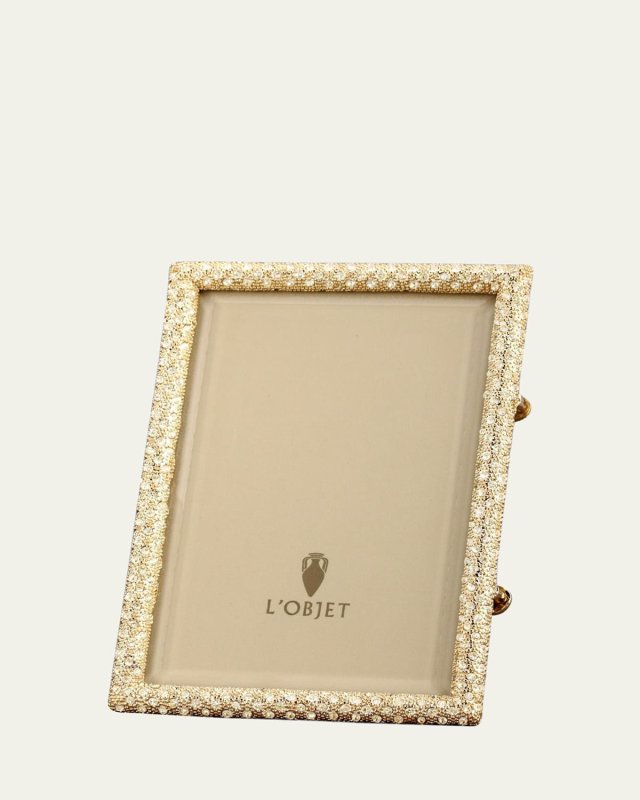 Pave Gold 4" x 6" Picture Frame